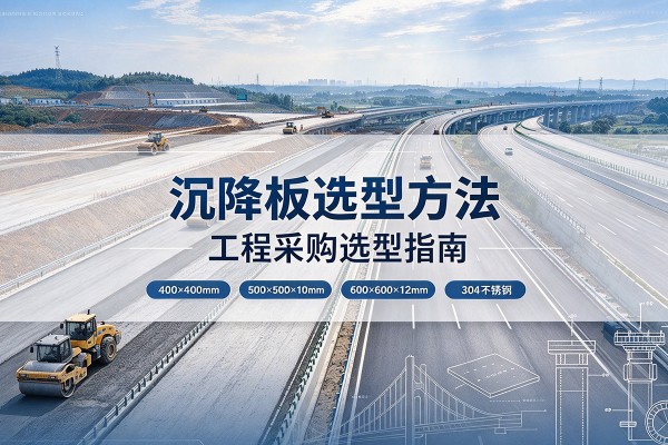 民和沉降板选择方法